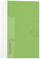 шкаф навесной 400 кухня сандра эвкалипт глянец/белый в Нижневартовске