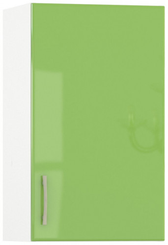 шкаф навесной 400 кухня сандра эвкалипт глянец/белый в Нижневартовске