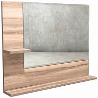 зеркало настенное с полкой деревянное ханди-3 в Нижневартовске