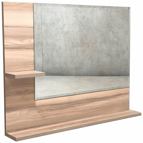 зеркало настенное с полкой деревянное ханди-3 в Нижневартовске