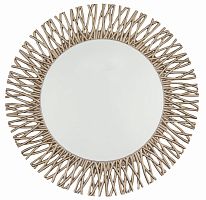 зеркало большое круглое бежевое в раме с ветками adel в Нижневартовске