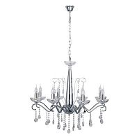 дизайнерская подвесная люстра spot light alessa 9014828 хром в Нижневартовске