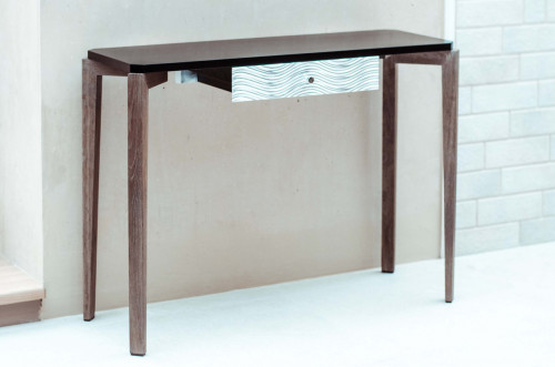 консоль серебристая с 1 ящиком atom compact в Нижневартовске