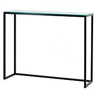 консоль с прозрачной столешницей, черная в Нижневартовске