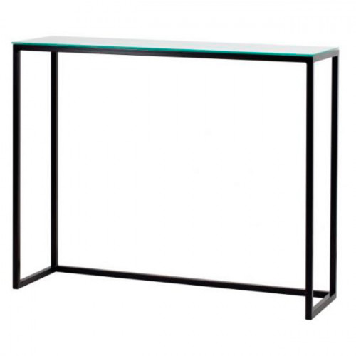 консоль с прозрачной столешницей, черная в Нижневартовске