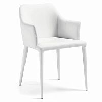 кресло danai кожа белое в Нижневартовске