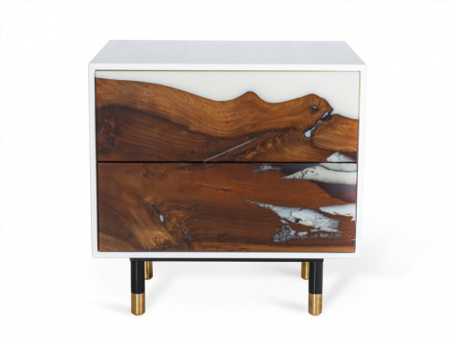 тумбочка twister коричнево-белая в Нижневартовске