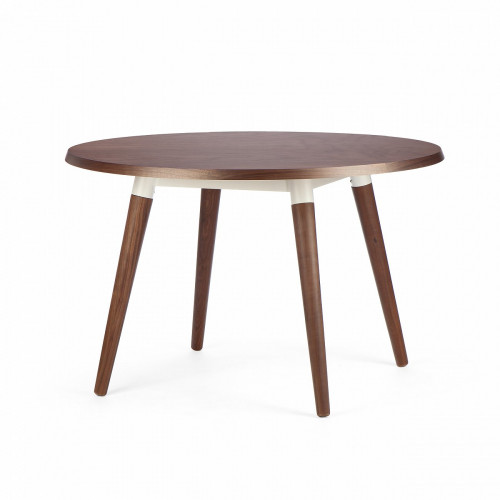 стол обеденный copine круглый коричневый в Нижневартовске