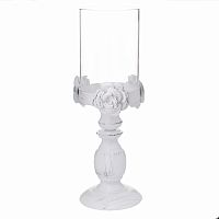подсвечник белый фигурный со стеклом carroll, 33 см в Нижневартовске