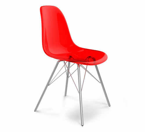 стул dsr красный s37 (eames style) в Нижневартовске