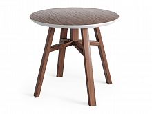 стол журнальный mack дуб тобакко, серый шёлк в Нижневартовске