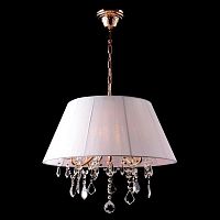 подвесная люстра eurosvet 3125/5 золото/белый strotskis в Нижневартовске