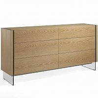 комод широкий cp1712-c-oak от angel cerda орех в Нижневартовске