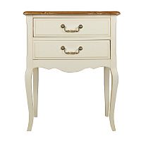 бежевая прикроватная тумба leontina (2 ящика) в Нижневартовске