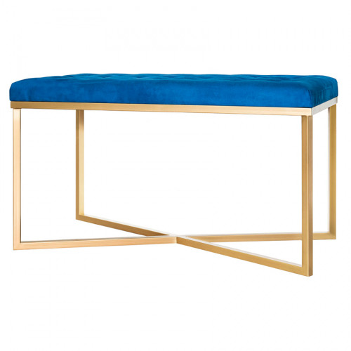 банкетка ультрамарин на золотом основании в Нижневартовске