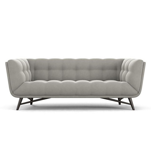 диван soja двухместный прямой серый в Нижневартовске