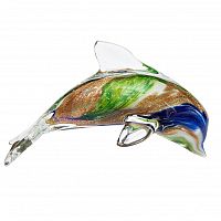 статуэтка дельфин 13,5х6х7,5 см сине-зеленая в Нижневартовске