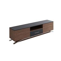 тумба под тв 8128 ширина 200см орех с черным в Нижневартовске