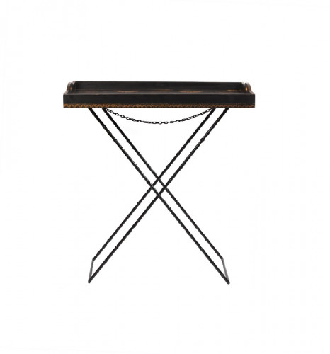 стол сервировочный, раскрашенный вручную abianco чёрный в Нижневартовске