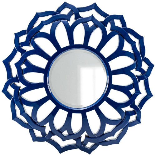 зеркало синее круглое в резной раме коул в Нижневартовске