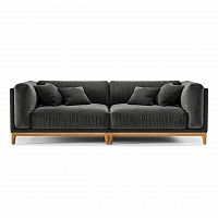 диван case прямой черный в Нижневартовске