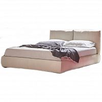 кровать двуспальная 180х200 бежевая bubble в Нижневартовске