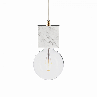 подвесной светильник marmor veldi bianco brass в Нижневартовске