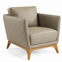 кресло nobleza от angel cerda серое в Нижневартовске