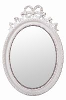 зеркало овальное белое с бантом шарм в Нижневартовске