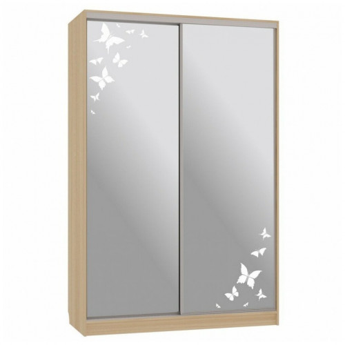 шкаф-купе для спальни mebelson гранд 4-600 бабочки в Нижневартовске