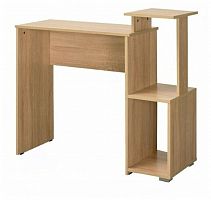 стол письменный санди 12.32, размер ш 100 х г 38,6 х в 85.6 см, цвет дуб сонома в Нижневартовске