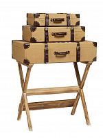 набор чемоданов для хранения 3 штуки на подставке rango в Нижневартовске