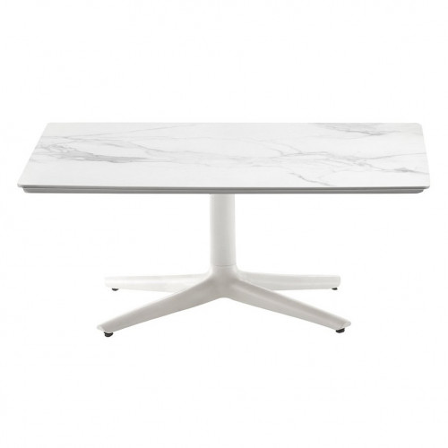 стол журнальный 04154 mb белый, серебро в Нижневартовске