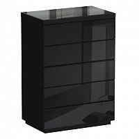 комод kristal черный глянец в Нижневартовске