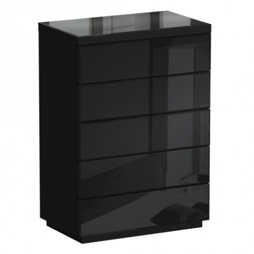 комод kristal черный глянец в Нижневартовске