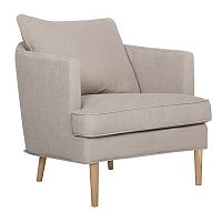 кресло julia со съемным чехлом светло-бежевое в Нижневартовске