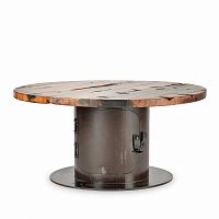 стол кофейный stove тёмно-коричневый в Нижневартовске