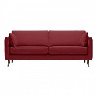 диван viola прямой бордовый в Нижневартовске