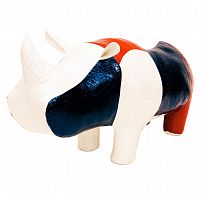 банкетка пуф носорог россия красный, белый, синий в Нижневартовске