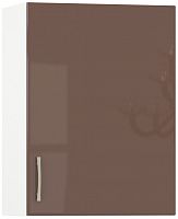 шкаф навесной 500 кухня сандра капучино глянец/белый, можно сушку установить в Нижневартовске