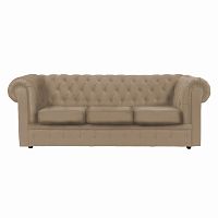 диван честерфилд большой прямой бежевый в Нижневартовске