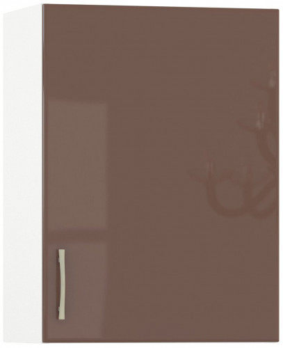 шкаф навесной 500 кухня сандра капучино глянец/белый, можно сушку установить в Нижневартовске