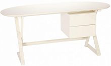 рабочий стол amber белый лак в Нижневартовске