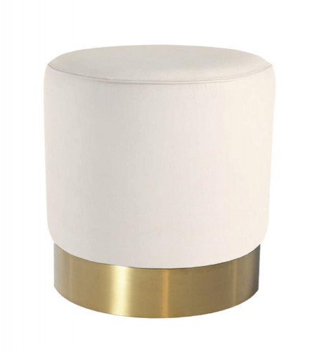 пуф osman белый с золотом в Нижневартовске