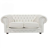 диван честерфилд (chesterfield) прямой белый в Нижневартовске