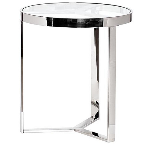 стол журнальный bridge chrome 50*55см хром в Нижневартовске