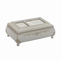 шкатулка для украшений музыкальная молочного цвета в Нижневартовске