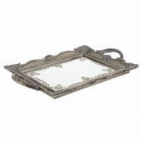 поднос с узорчатыми бортами золотого цвета в Нижневартовске