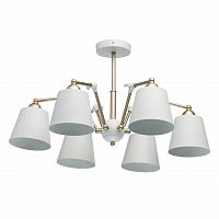 потолочная люстра mw-light таун 6 691011906 белая в Нижневартовске