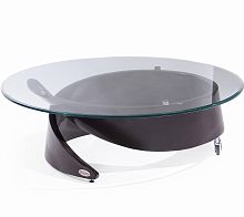 стол журнальный brazo подстолье: берёза, чёрный глянец, столешница: стекло в Нижневартовске